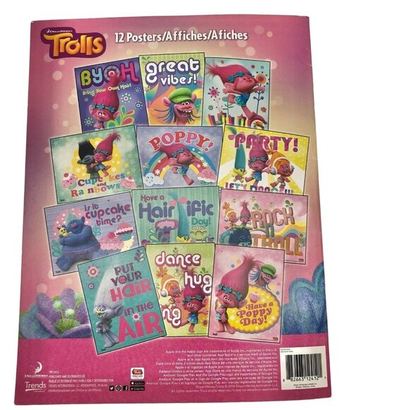 Dreamworks Trolls World Tour Lunch Bag Set W/ Notes & Posters - Picture 7 of 12